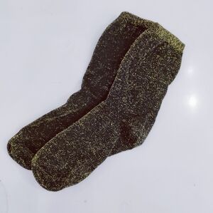 ✨ 4/$15 Silver And Gold Metallic Sparkley Ankle Socks